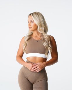 NVGTN Fitness kadınlar çeviklik sutyen mocha 2T4TB177