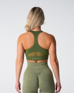 NVGTN Fitness kadınlar dalgalanma dikişsiz sutyen çayır 2T4TB130