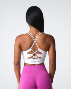 NVGTN Fitness kadınlar dikişsiz sütyen beyaz 2T4TB6