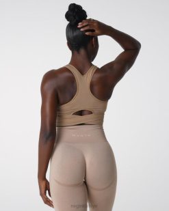 NVGTN Fitness kadınlar dikişsiz sütyen üstünü şekillendirin bej 2T4TB145