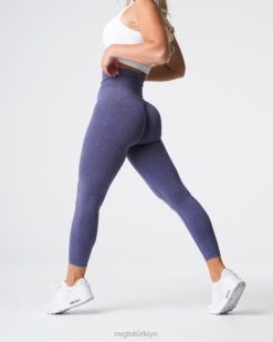 NVGTN Fitness kadınlar nv dikişsiz tayt çivit 2T4TB605