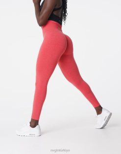 NVGTN Fitness kadınlar nv dikişsiz tayt elma şekeri 2T4TB581