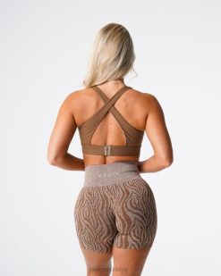 NVGTN Fitness kadınlar sütyeni ortaya çıkar mocha 2T4TB52